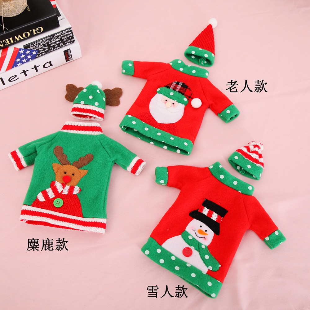 Embroidery Xmas Ornaments - 2025 neue Weihnachten Tischdekoration Schneemann Weihnachtsmann