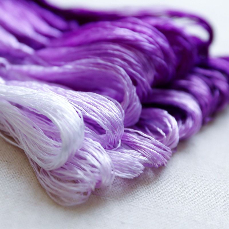 Embroidery Diy - 20m Suzhou Stickerei-Seidenfaden in 8 Farben,