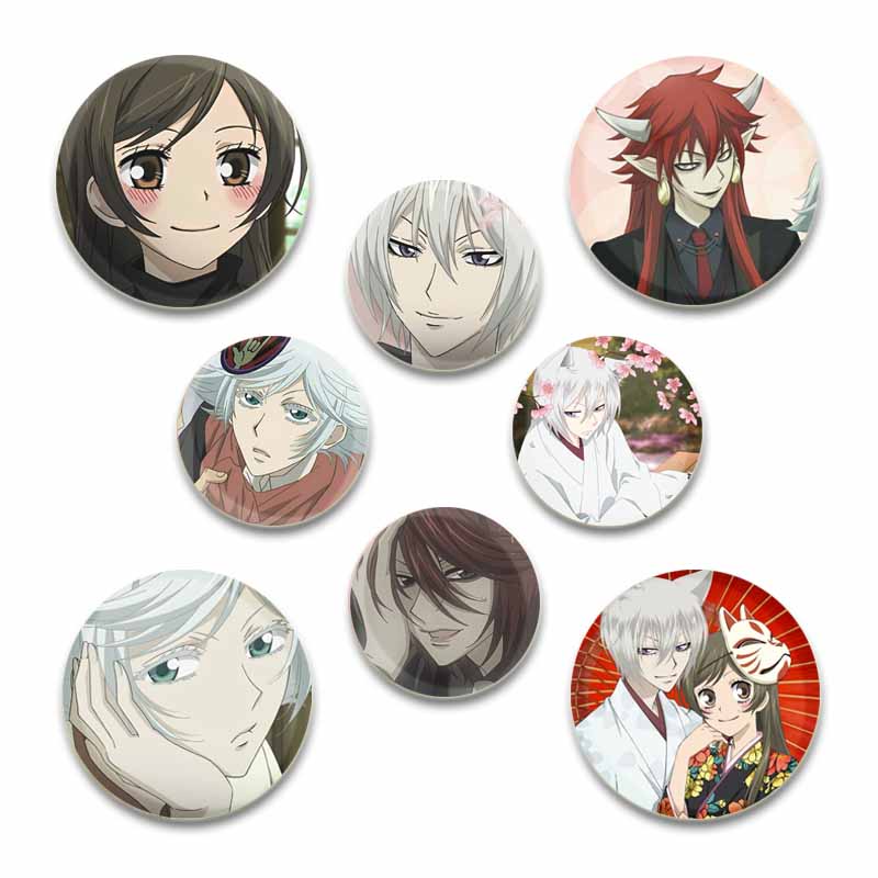 Embroidery Kiss - 32/44/58mm Anime Kamisama Kuss Runde Pins