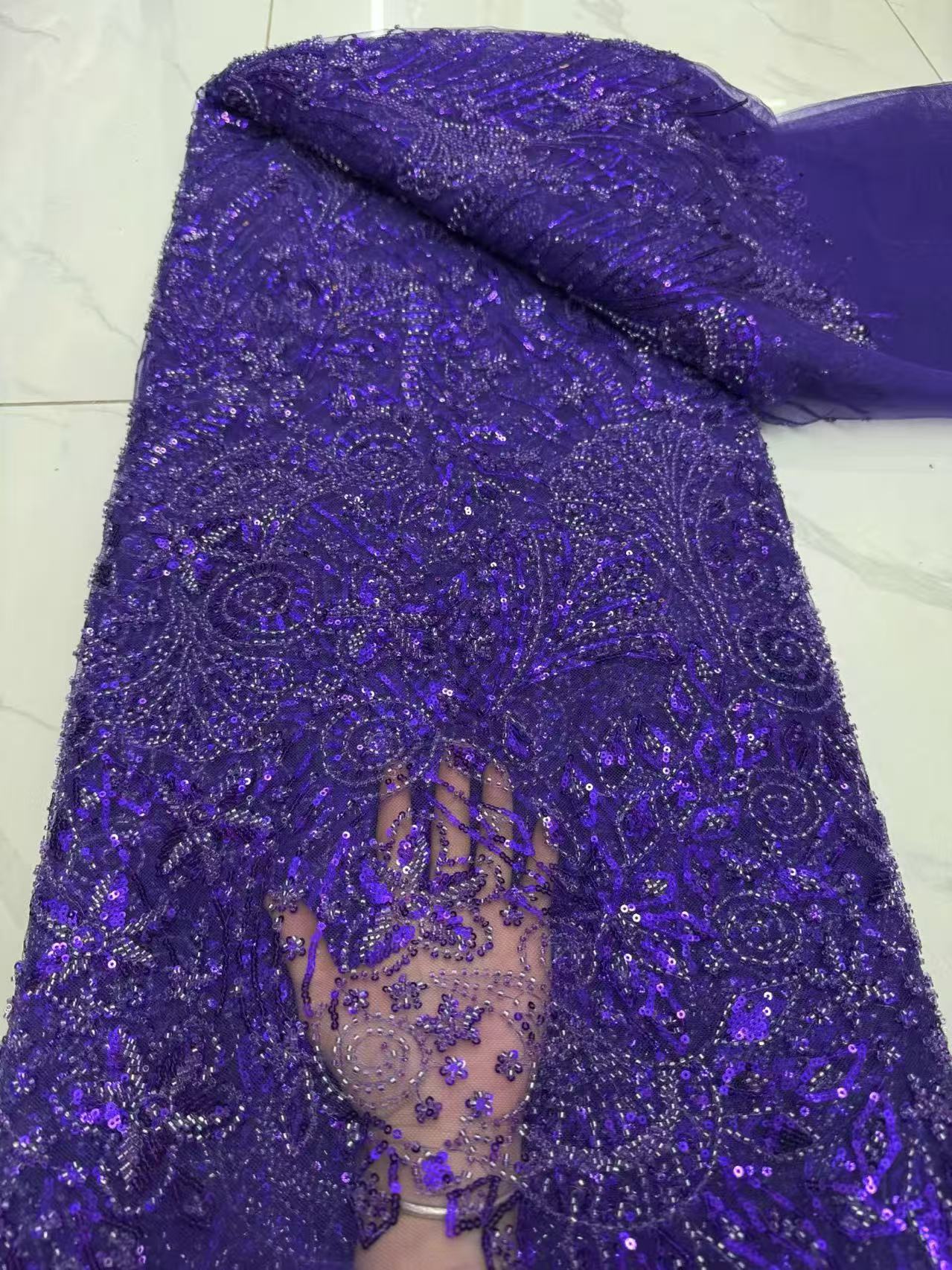 Hochwertige Stickerei, luxuriö – Embroidery Net Fabric Bewertung und Preis