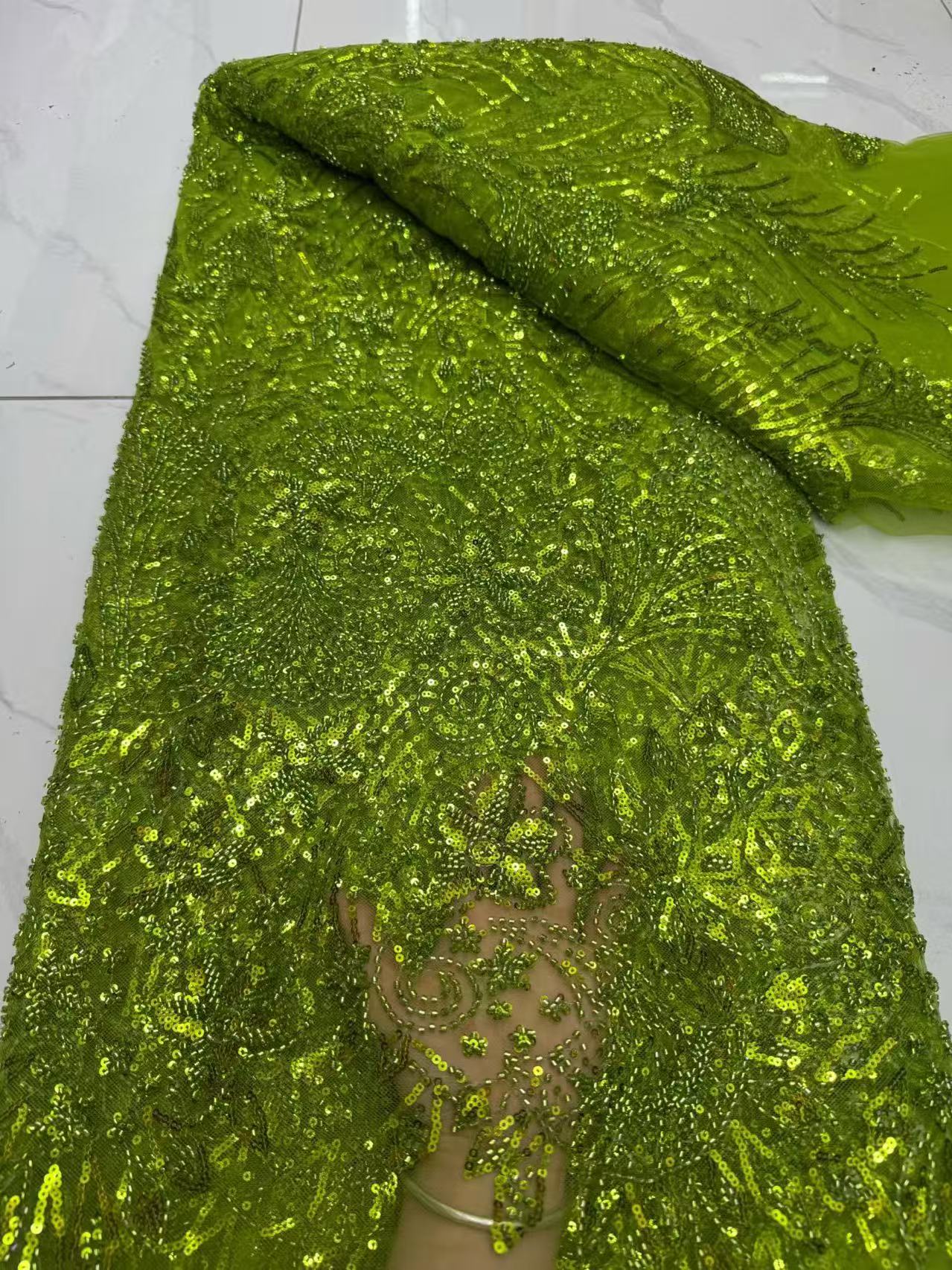 Hochwertige Stickerei, luxuriö – Embroidery Net Fabric Bewertung und Preis