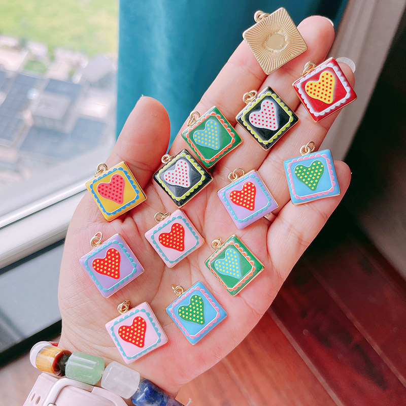 2er-Set Trendige Herz-Stern-An – Embroidery Charm Bewertung und Preis