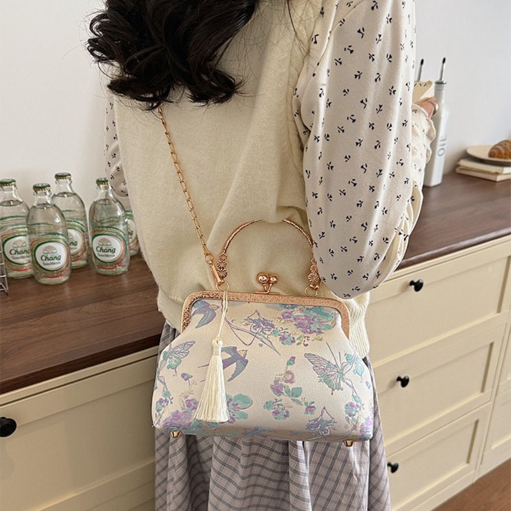 Metallketten-Handtasche im Neu – Embroidery Kiss Bewertung und Preis