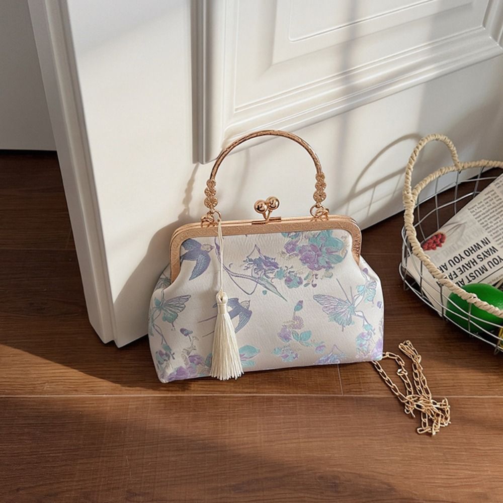 Metallketten-Handtasche im Neu – Embroidery Kiss Bewertung und Preis
