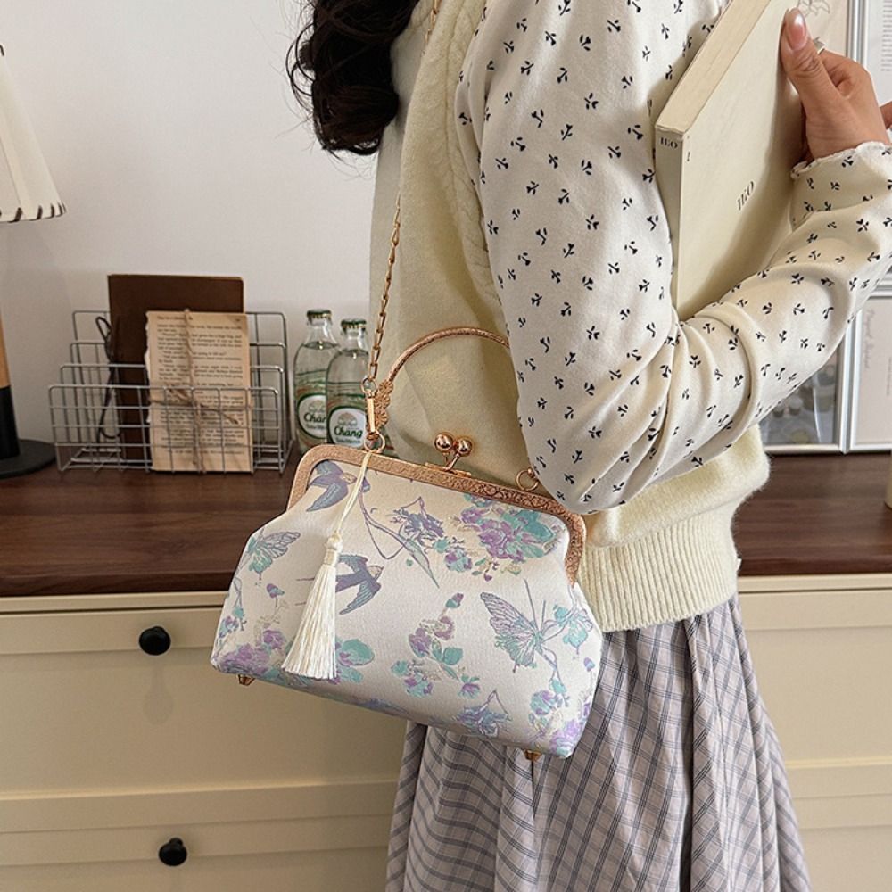 Metallketten-Handtasche im Neu – Embroidery Kiss Bewertung und Preis