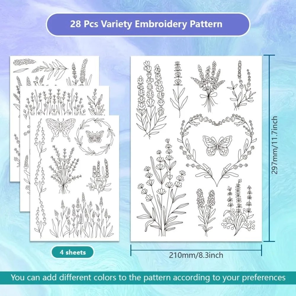4 Blatt Lavendelblüten-Schmett – Water Soluble Stabilizer Bewertung und Preis