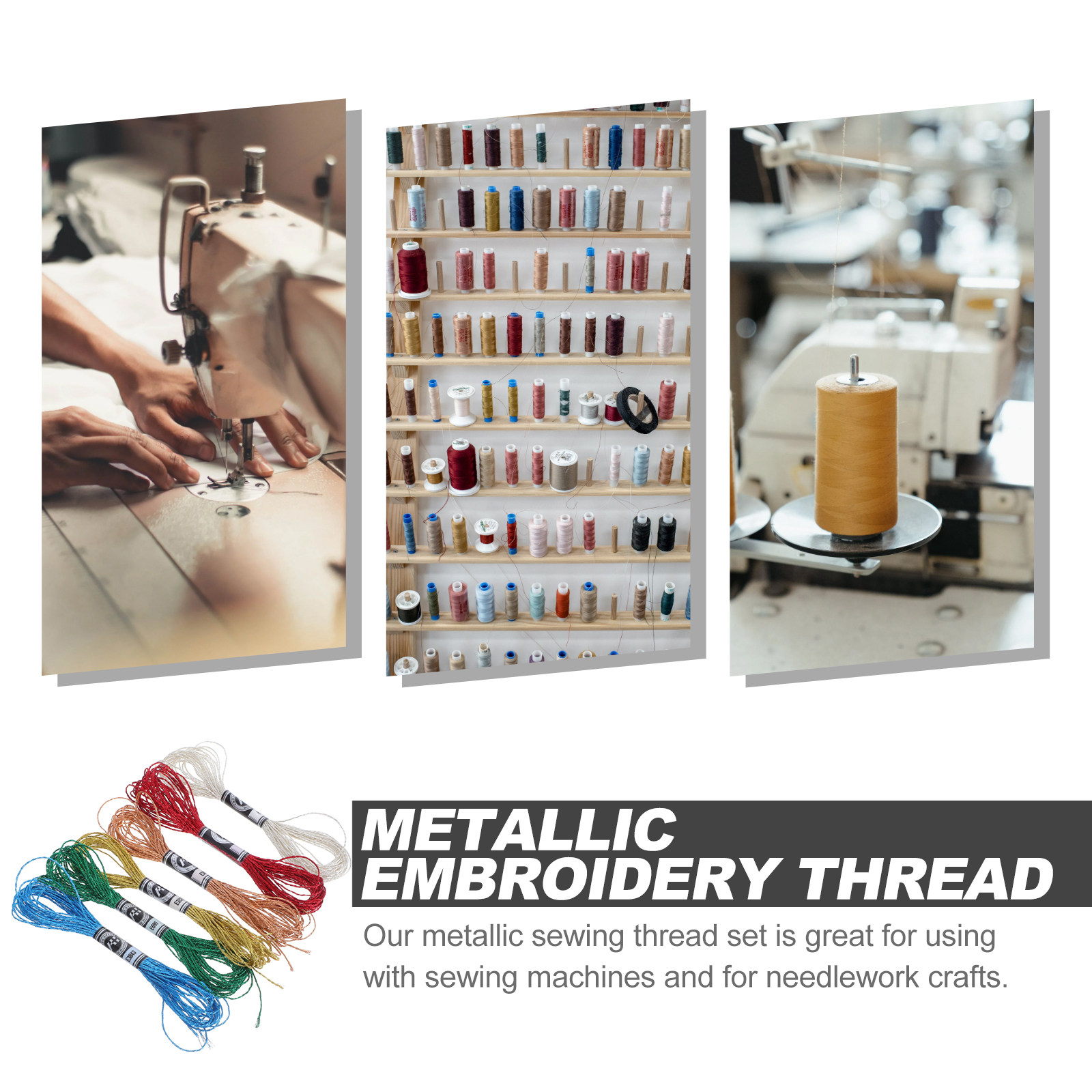 6 Stück luxuriöser metallische – Embroidery Diy Bewertung und Preis