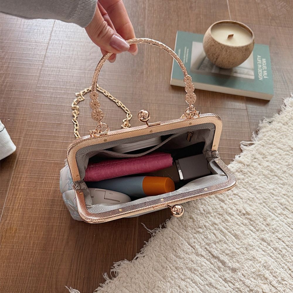 Metallketten-Handtasche im Neu – Embroidery Kiss Bewertung und Preis