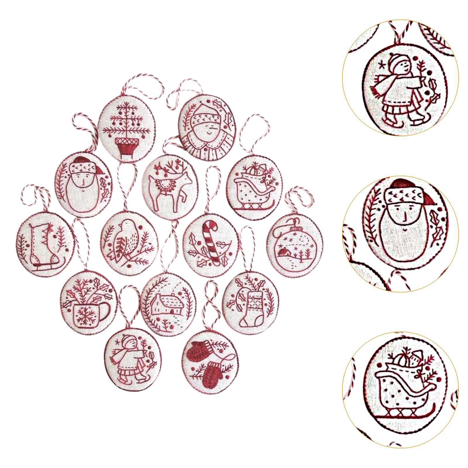Handgesticktes Weihnachtsornam – Embroidery Xmas Ornaments Bewertung und Preis