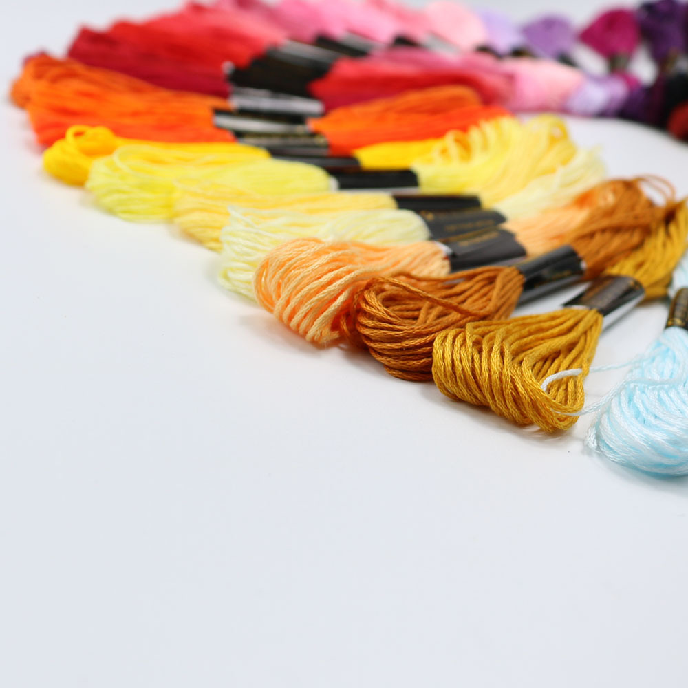 Festes 50-Farben-Kreuzstichgar – Embroidery Diy Bewertung und Preis