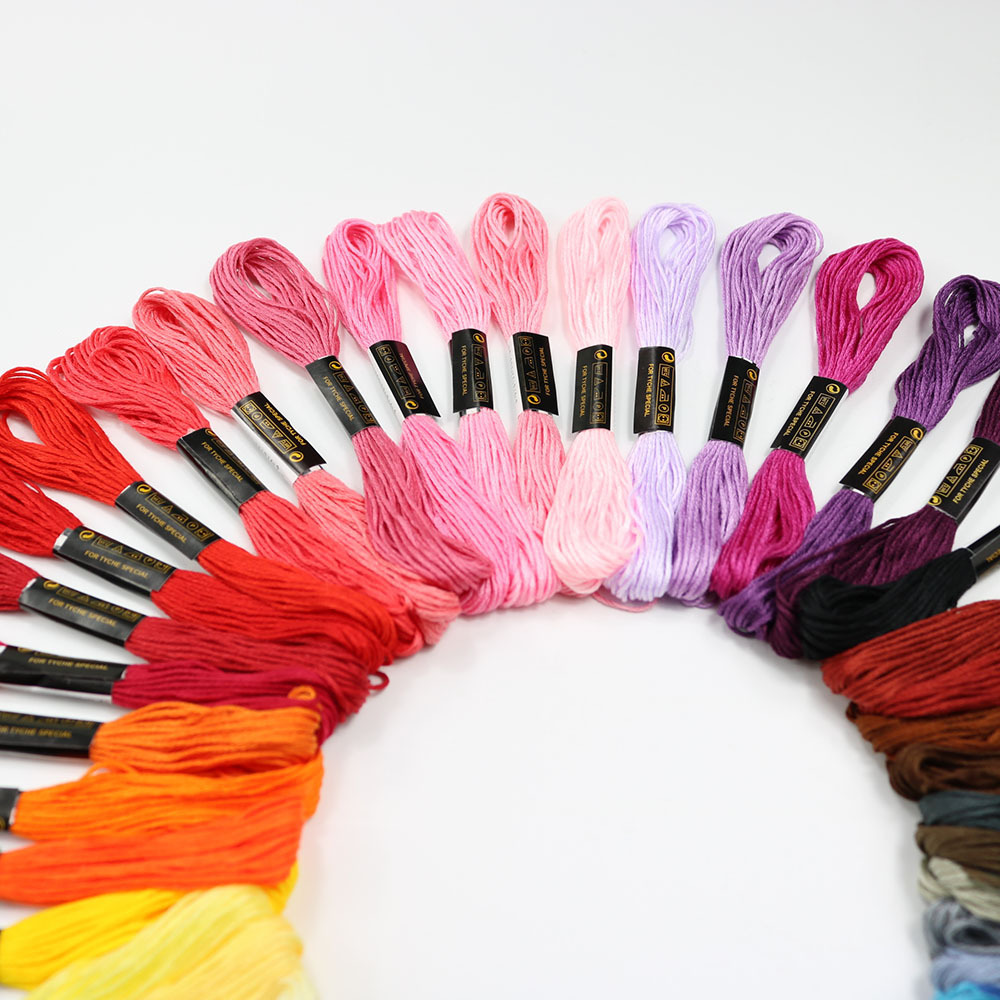 Festes 50-Farben-Kreuzstichgar – Embroidery Diy Bewertung und Preis