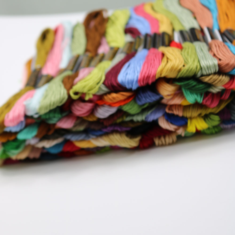 Festes 50-Farben-Kreuzstichgar – Embroidery Diy Bewertung und Preis