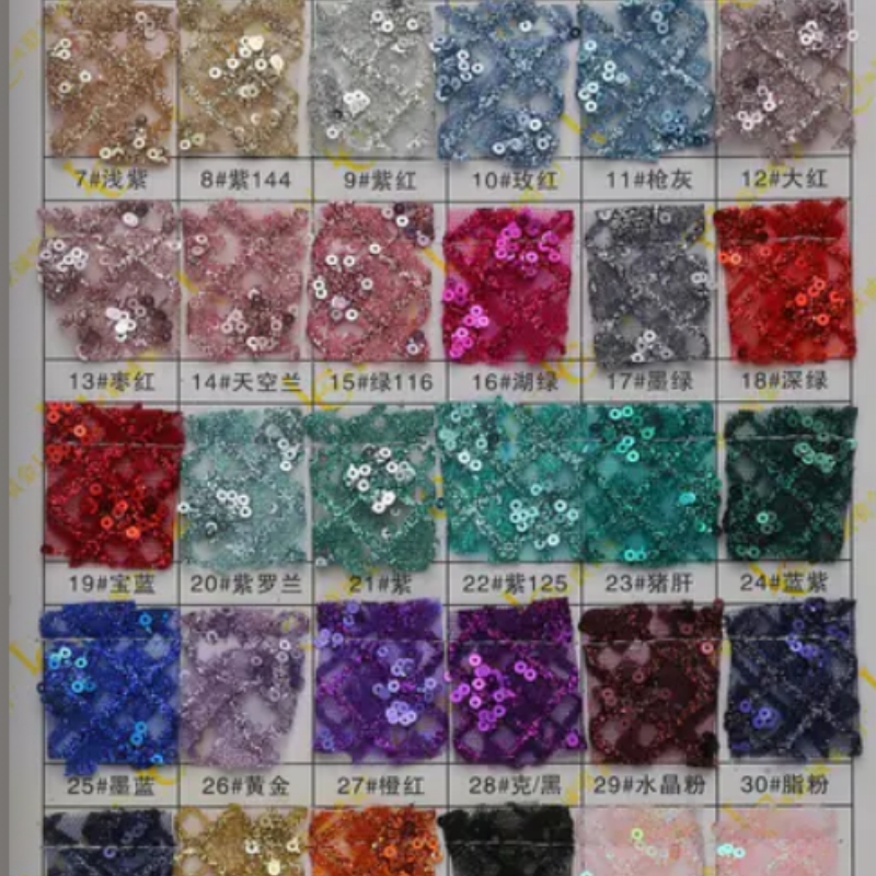2026 Blau Heißer Verkauf Modis – Embroidery Net Fabric Bewertung und Preis