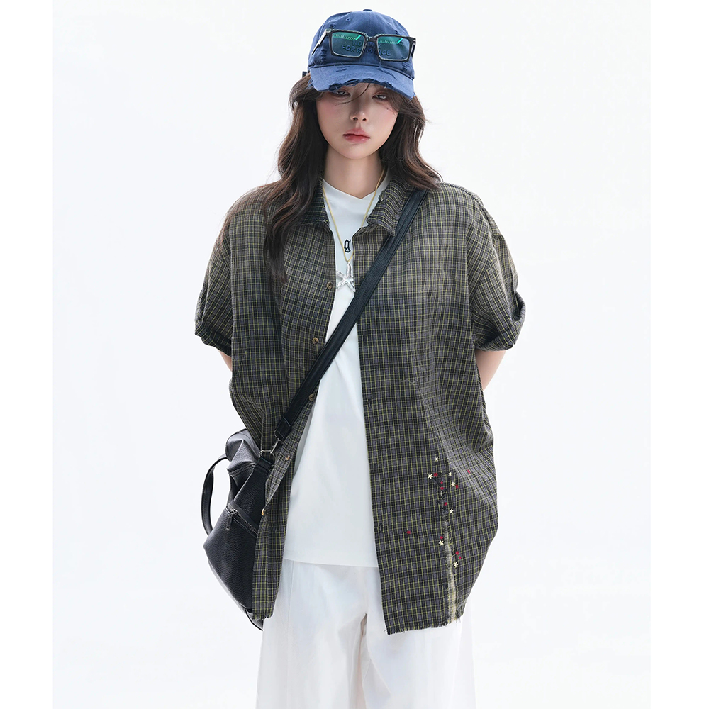 Damenblusen und -hemden Vintag – Embroidery Gradient Bewertung und Preis