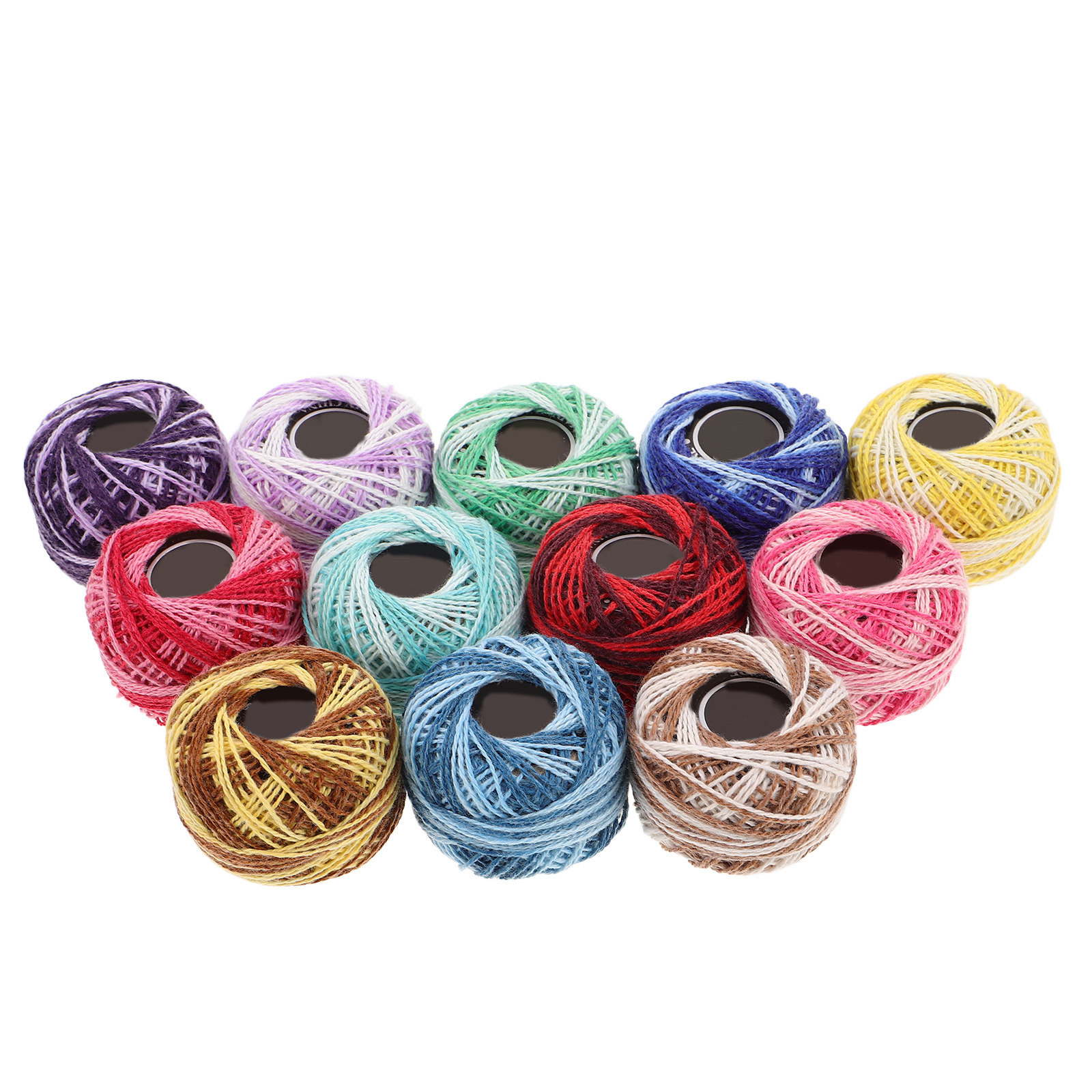 12-teiliges Set bunter Baumwol – Embroidery Diy Bewertung und Preis