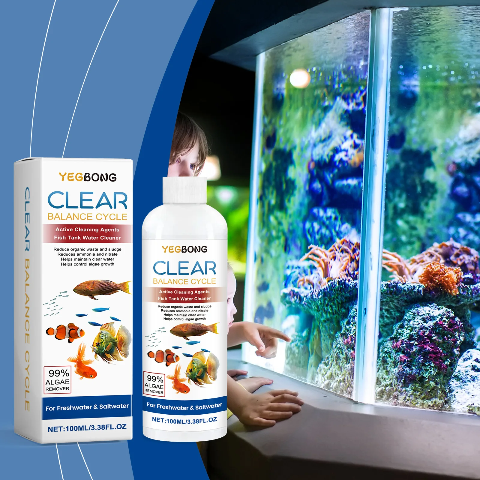Algenentferner für Aquarien, k – Water Soluble Stabilizer Bewertung und Preis