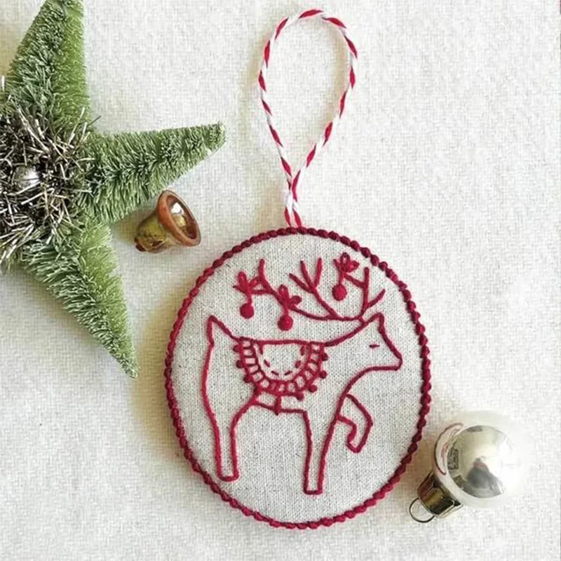 Weihnachts-Stickerei-Set DIY H – Embroidery Xmas Ornaments Bewertung und Preis