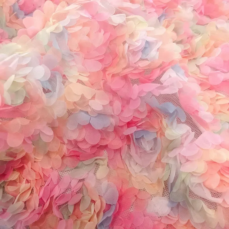 3D-Chiffon-Rosenblume, Spitzen – Embroidery Rose Bewertung und Preis
