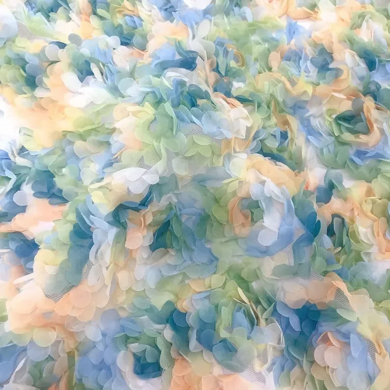 3D-Chiffon-Rosenblume, Spitzen – Embroidery Rose Bewertung und Preis