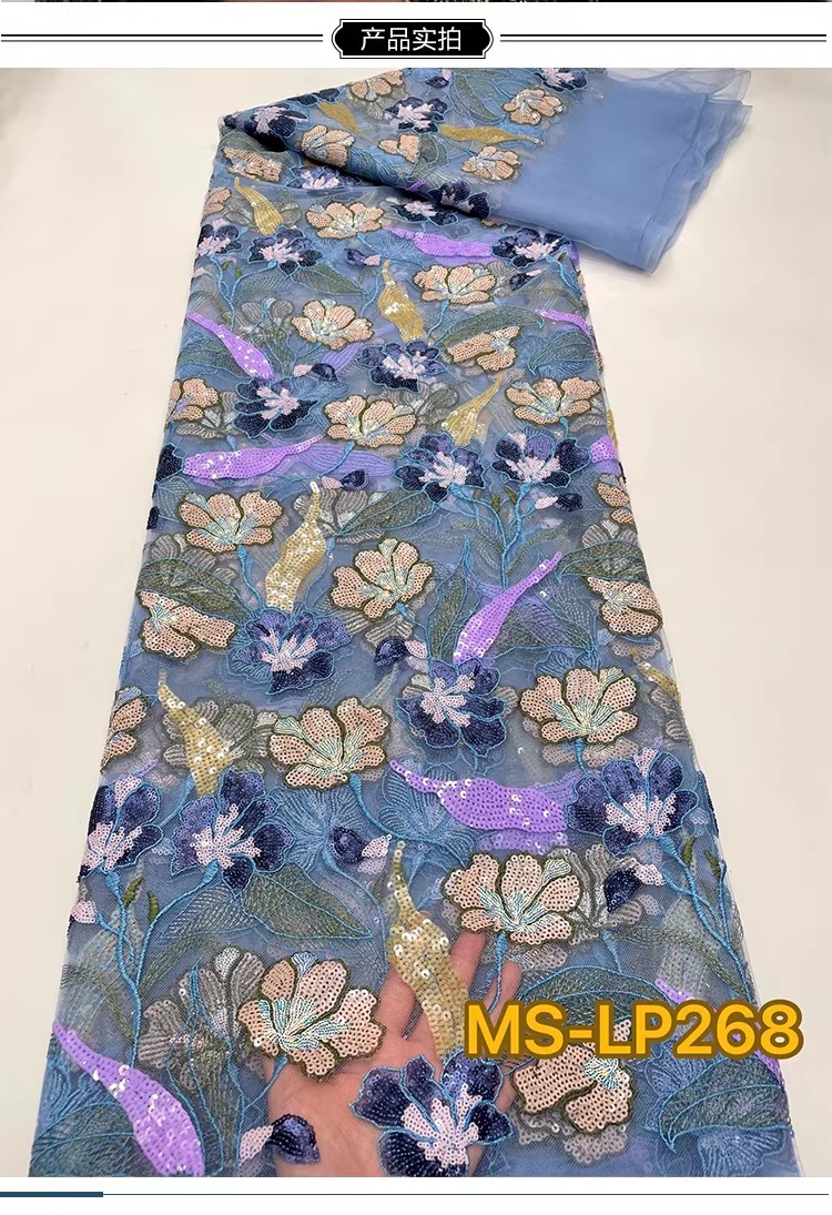 1 Yard Luxuriöser, zweifarbige – Embroidery Gradient Bewertung und Preis