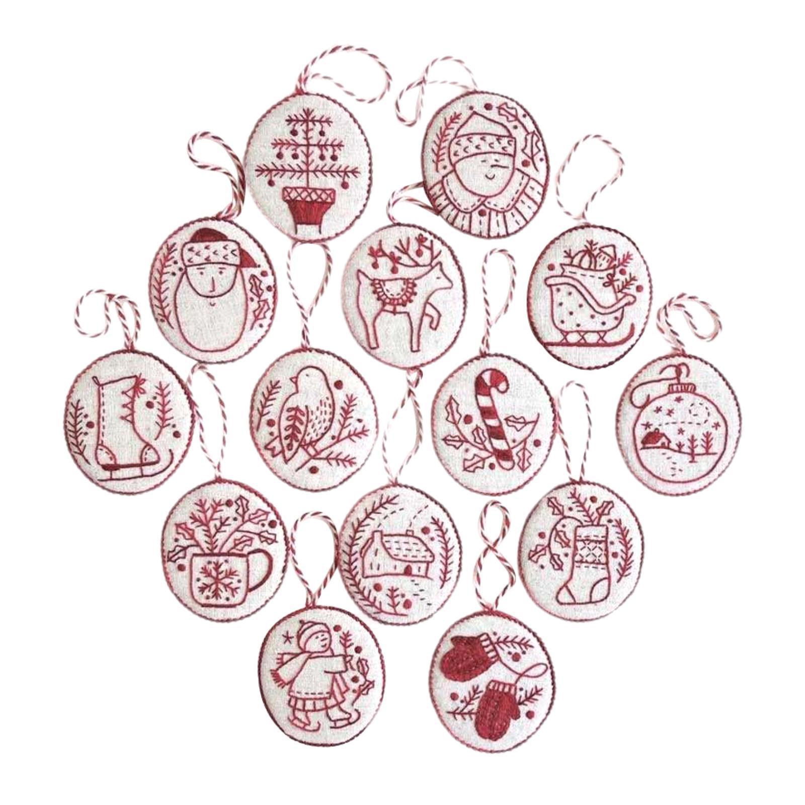 Handgesticktes Weihnachtsornam – Embroidery Xmas Ornaments Bewertung und Preis